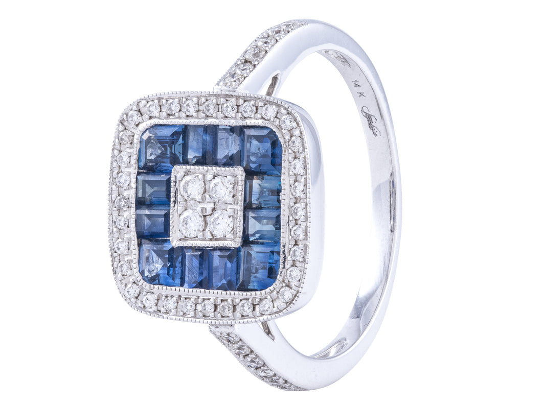 The Square Sapphire Ring