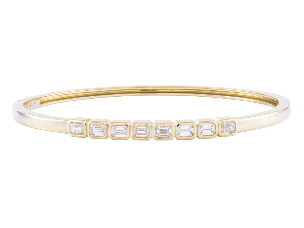 The Diamond Baguette Bangle