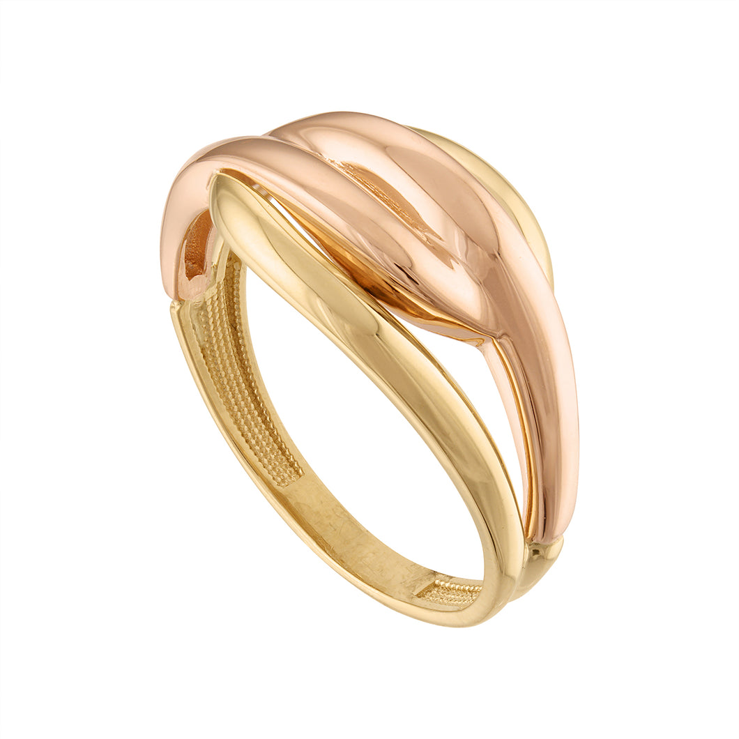 The Golden Swirl Ring