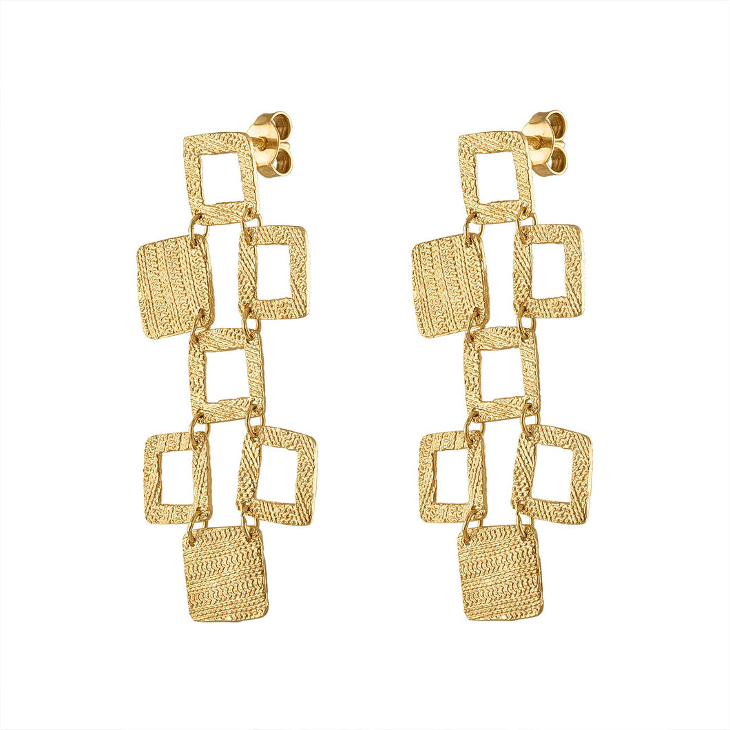 The Geo Drop Earrings